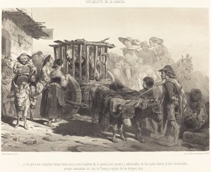 ...y vio que à sus espaldas venian hasta seis ó siete hombres... de Célestin Nanteuil
