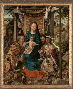 A Adoração dos Reis Magos (óleo sobre painel)