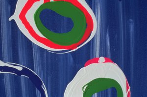 Detalhe (Young Flying Fish VI) 1996 (acrílico sobre tela)