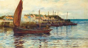 Envio no porto de Oban, 1892