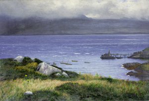 Vista de Lamlash, 1882 de Colin Hunter