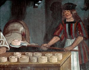 A padaria, detalhe (fresco) de Colin Maestro