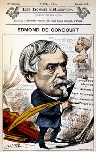 Edmond de Goncourt - por Coll-Toc (Coll Toc), em "Les Hommes d