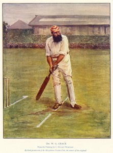Dr W G Grace (cor litho)