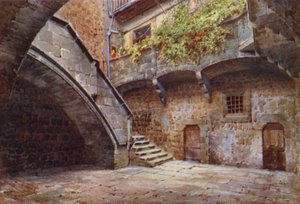 Pátio do Palazzo Farnese, Viterbo
