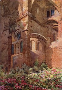 Sacro Speco com Roseto, abside da capela inferior, Subiaco de Commendator Formilli