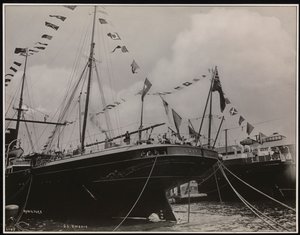 S.S. "Umbria" na doca, c.1897 (foto a p/b)