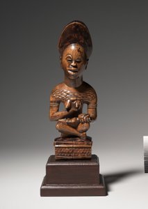 Figura de mãe e filho, meados ao final de 1800