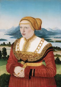 Retrato de Katherina Knoblauch (1513-1542) de Conrad Faber von Kreuznach