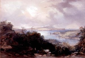 Porto de Sydney olhando para o North Head de Conrad Martens