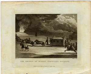 A Imperatriz da Rússia Viajando pelo país, 1784