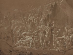Uma cena da vida de Trajano de Conrad Metz