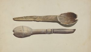 Colher de Madeira Esculpida de Conrado Barrio
