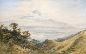 Fujiyama do desfiladeiro Otomi Toge, Japão
