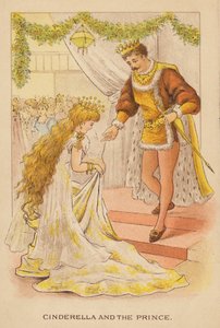 Cinderela (litografia a cores) de Constance Haslewood