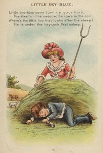 Rima de berçário: Little Boy Blue (chromolitho)