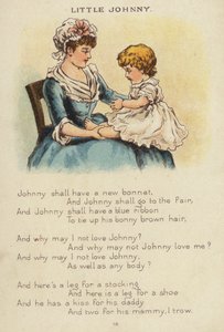 Rima de berçário: Pequeno Johnny (chromolitho)