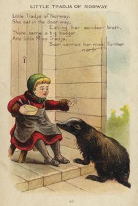 Rima de berçário: Little Tradja Of Norway (chromolitho) de Constance Haslewood