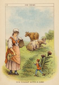 Tom Thumb (litografia a cores) de Constance Haslewood