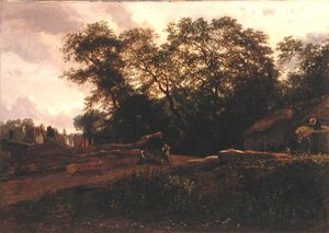The Edge of the Forest, final da década de 1830 (óleo sobre tela) de Constant Emile Troyon