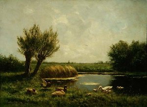 Lagoa dos Patos (óleo sobre tela)