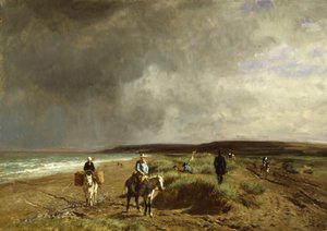 Costa perto de Villers, c.1859 de Constant Emile Troyon