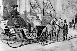 Indo para uma unidade, século 19, 1930. de Constantin Guys
