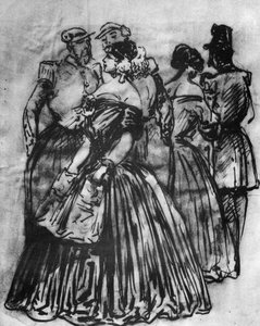 Fora de serviço, século XIX, 1930 de Constantin Guys
