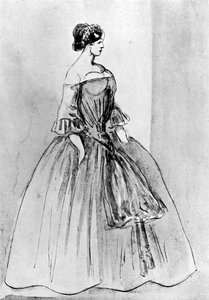 Retrato de uma mulher, século XIX, 1930