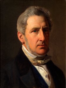 Dinamarquês: Portræt af godsejer Alfred Hage (1803-1872) Retrato do escudeiro Alfred Hage (1803-1872) de Constantin Hansen