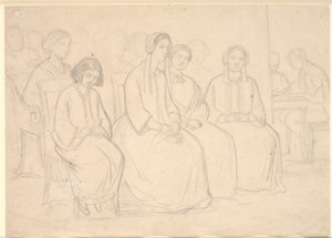 Em Hages durante uma palestra de Høyen de Constantin Hansen