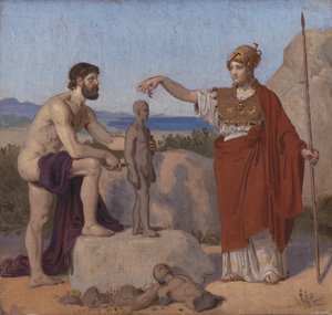 Prometheus Molding Man from Clay