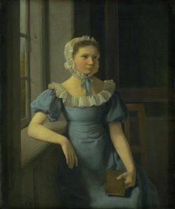 A irmã mais velha do artista de Constantin Hansen