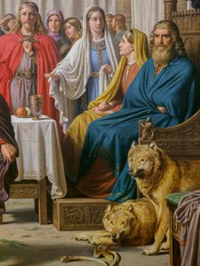 Festa de Ægir, pormenor de Constantin Hansen