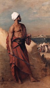 Sentinela árabe de Constantin Meunier