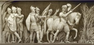 Pizarro Indo para o Peru O friso na rotunda do Capitólio dos Estados Unidos, 1860-1873
