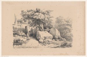 Paisagem com portão de entrada para casa A Paisagem (título da série)