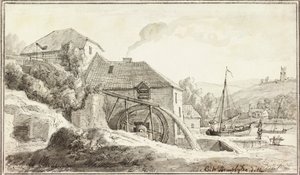 Ford Mill (tinta e aquarela sobre papel)