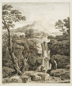 Paisagem com cascata