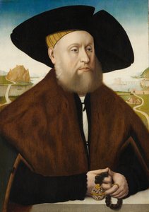 Henrique do Reno ao Mohren 1477-1536, final da década de 1520. de Copy after Conrad Faber von Creuznach.