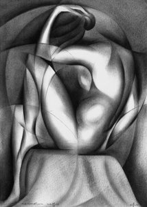 Forma feminina abstrata de Corné Akkers