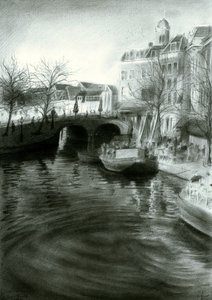 Desenho do Canal da Cidade de Corné Akkers