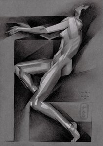 Nu reclinado cubista