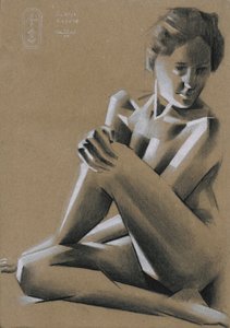 Figura sentada dramática