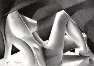 Forma abstrata elegante de Corné Akkers
