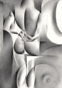 Nude Geométrico Elegante de Corné Akkers