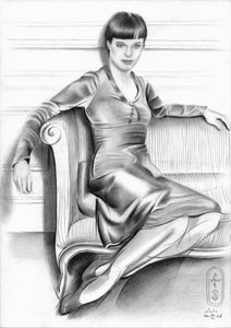 Mulher elegante em pose