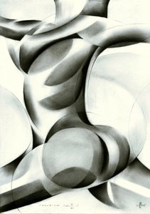 Forma abstrata fluida de Corné Akkers