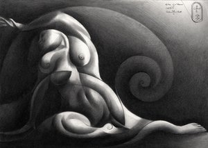 Figura da Espiral Dourada de Corné Akkers