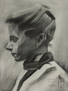 Perfil de um jovem introspectivo de Corné Akkers